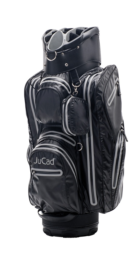 JuCad golfbägi Aquastop, musta-harmaa