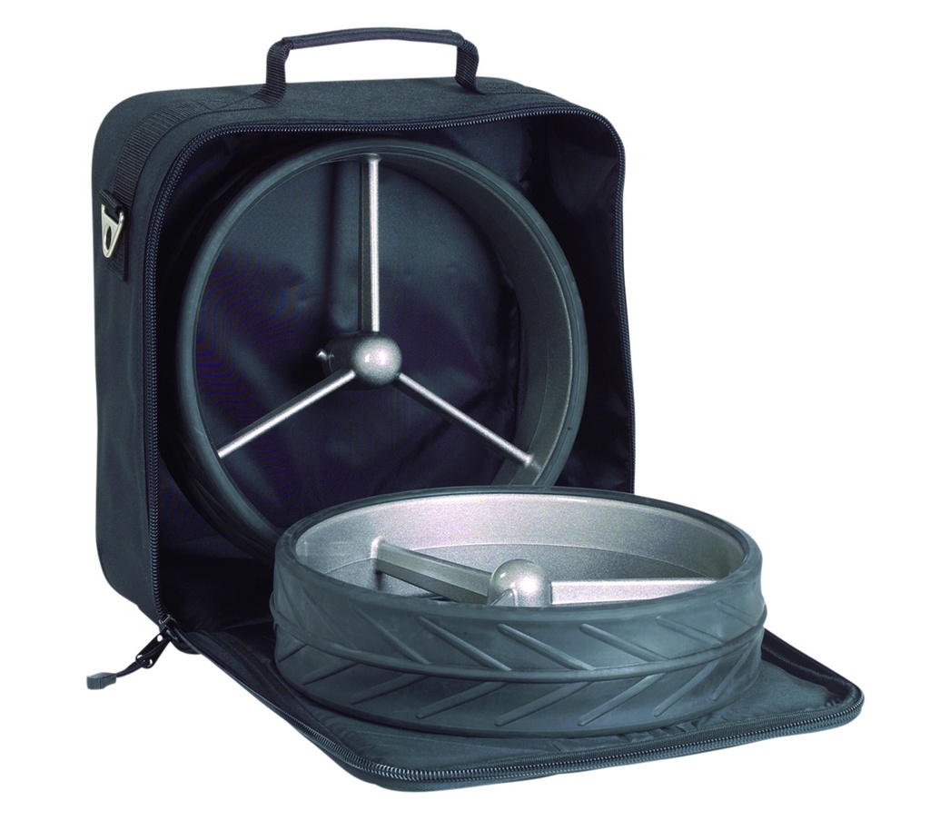 [JR] JuCad rengaslaukku 34 x 34 cm - musta