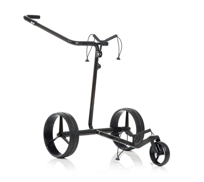 JuCad Carbon drive 2.0 - sähköinen golfkärry, musta, (malli 2023)