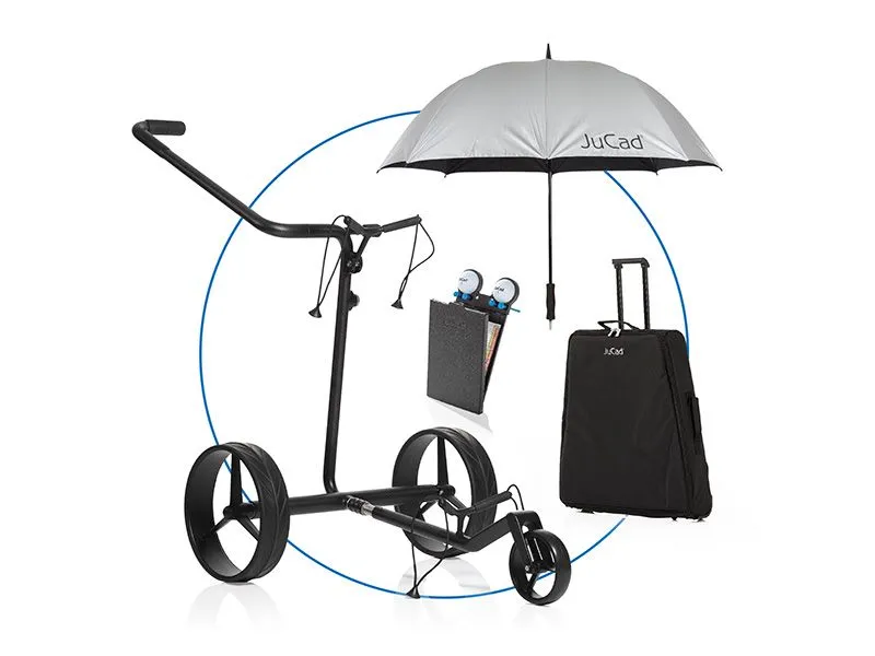 JuCad Carbon Drive Classic 3.0, sähköinen golfkärry – kevyt 5,5 kg