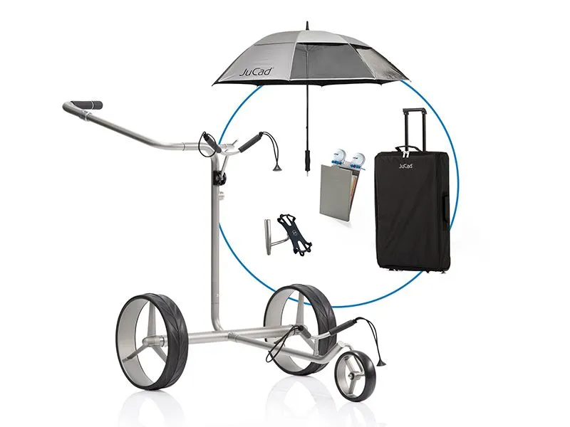 JuCad Drive SL Titan Travel 3.0 Setti – sähköinen golfkärrysetti kaukosäätimellä