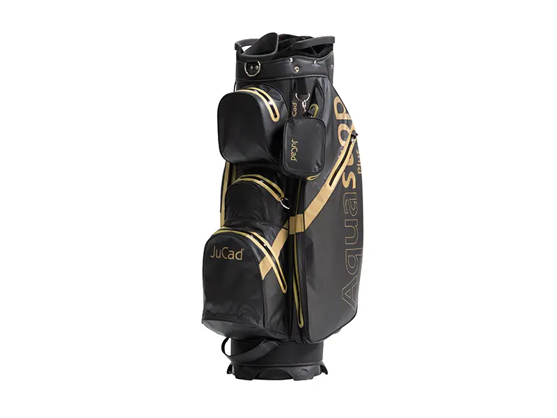 [JBA-ST] JuCad golfbägi Aquastop Plus facelift (Musta-kulta)